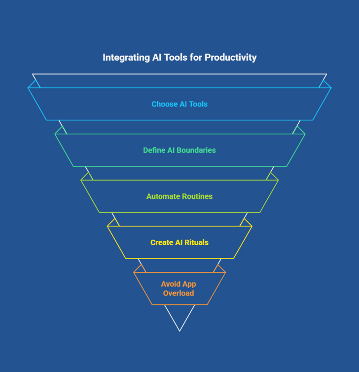 How to Integrate AI Tools Without Losing Your Focus infographic